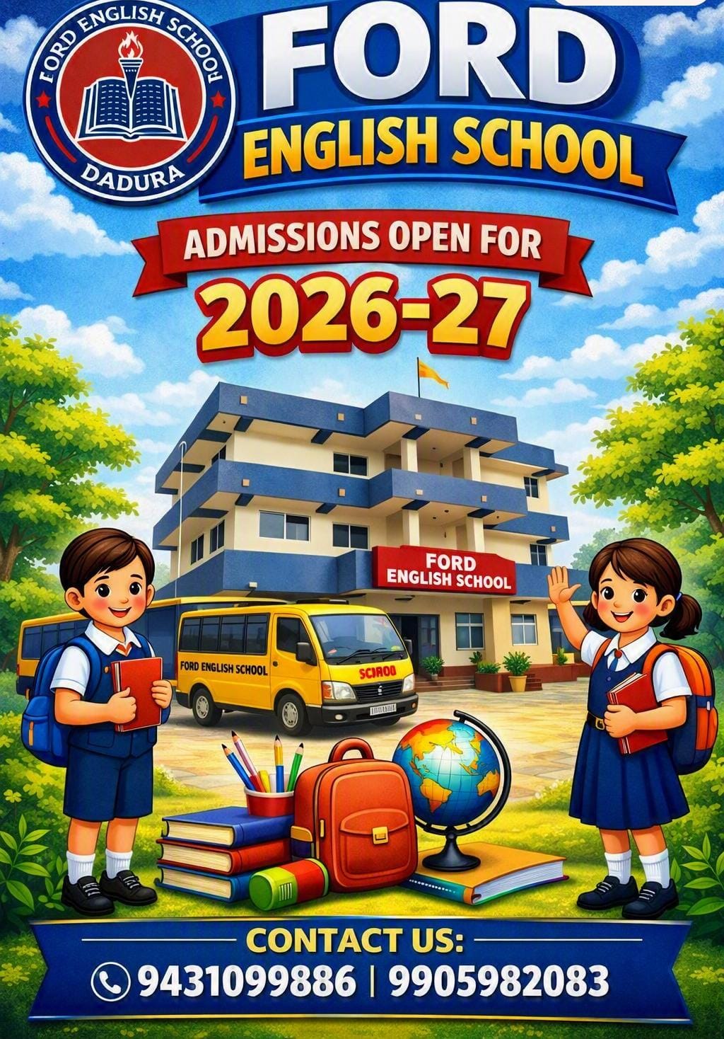 Ford English School admissions open 2026-27